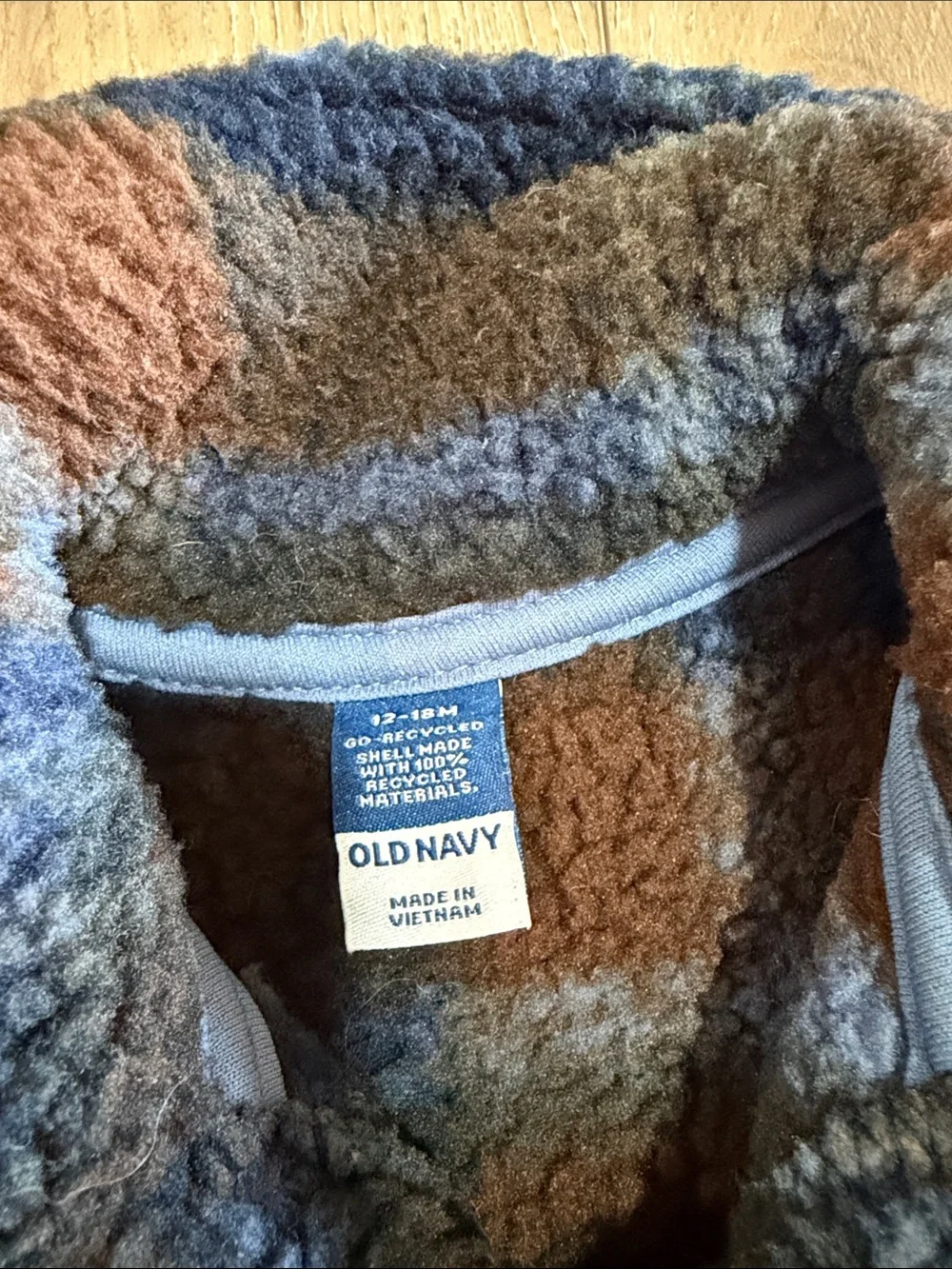 Old Navy sherpa shacket|size 12-18M